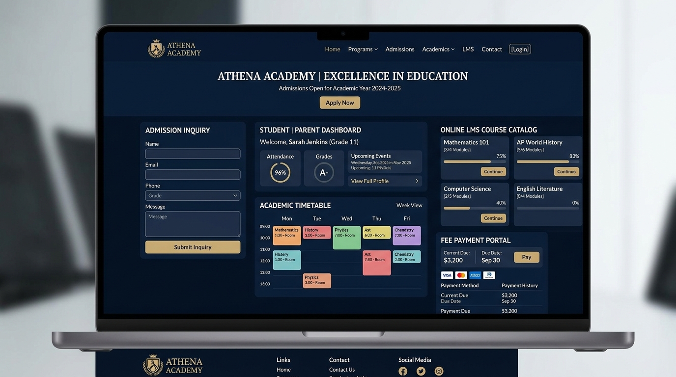 School & Education UI Showcase